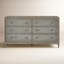 Ciao Bella Six-Drawer Dresser- Speckled Gray-46624420