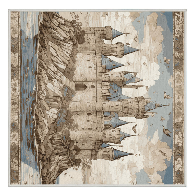 Imperial Watch Rug, Square 6'