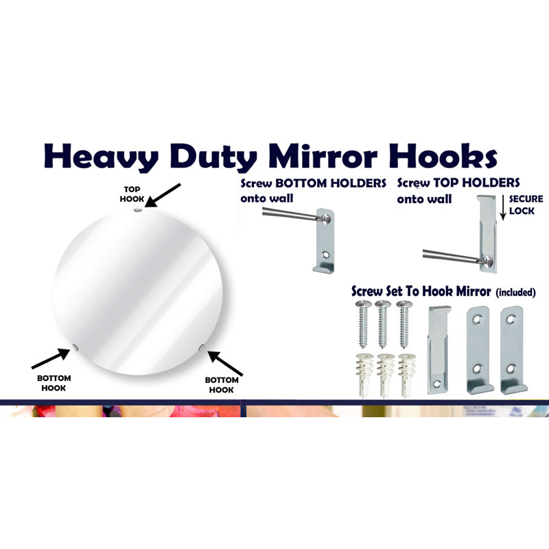 Miroir mural Hexagon Star, H 31,5 po x l 23,7 po