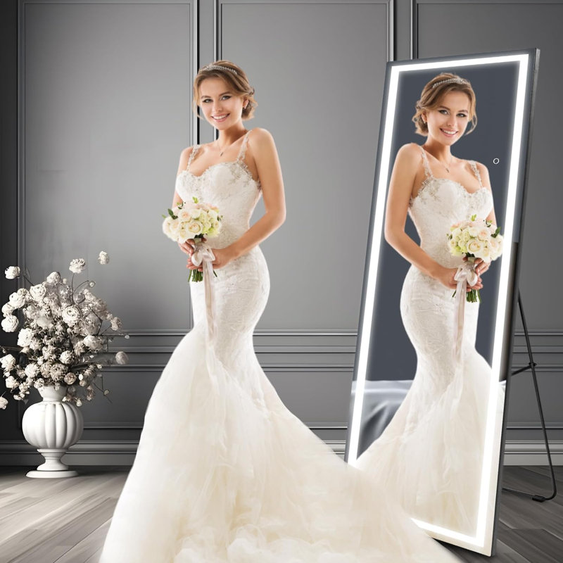 Crace Aluminium Mirror, 59" x 16"