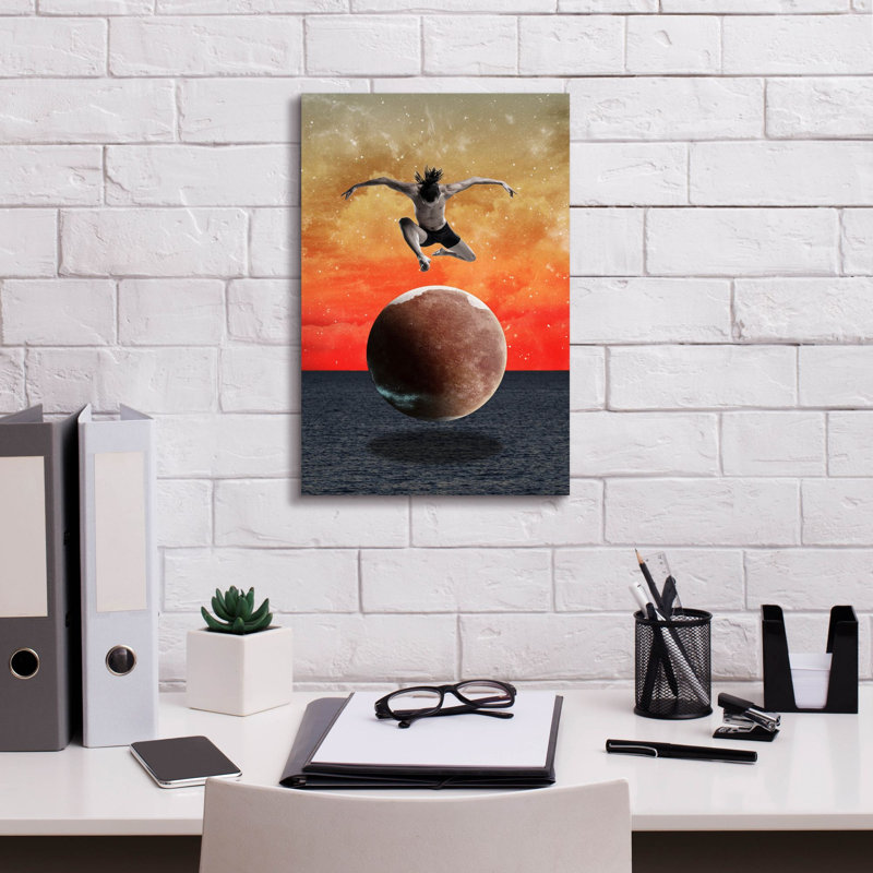 «Epity Graffiti 'Infinity» par Elo Marc, art mural sur toile, H 18 po x l 12 po x P 0,75 po