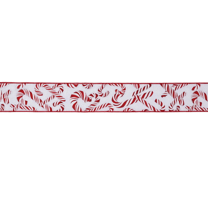 Ruban câblé «Candy Cane»