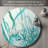Schall Coral Life 13" Round Lazy Susan Turntable
