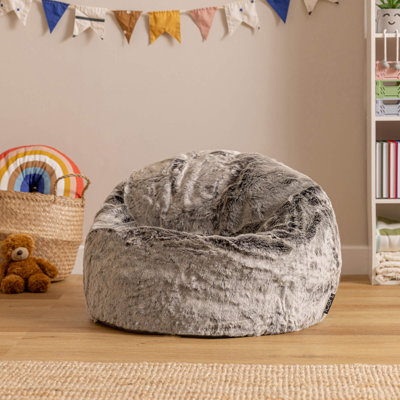 Kids Classic Luxury Faux Fur Bean Bag