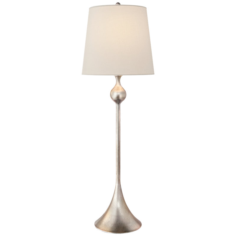 AERIN Dover Buffet Lamp, Burnished Silver