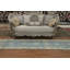 Tapis de couloir bleu teint à la main Ziegler 3x16
