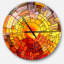 Return of Stained Glass - Modern wall clock-34140678