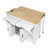 47 Inch Kitchen Island With Extendable Dining Table, Rubber Wood Veneer Kitchen Table With Internal Storage Rack, Power Outlet, Kitchen Island With Storage 2 Drawers 2 Cabinet,White-1348305475