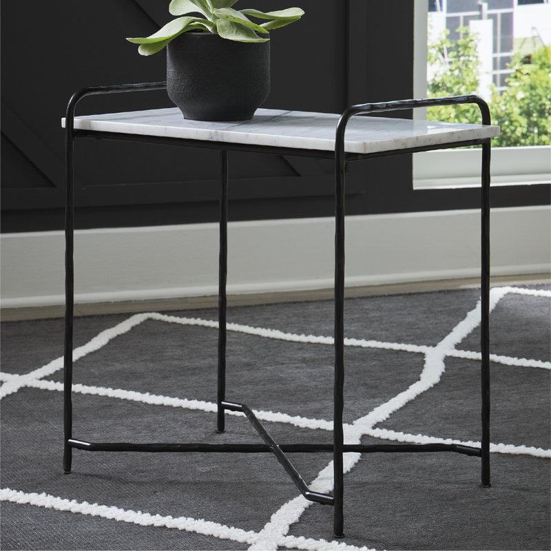 Polet Marble Top End Table