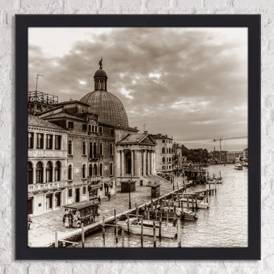 "italie en sépia 2" , reproduction de photo encadrée