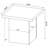 Black Square End Table-1461323258
