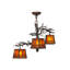 Rustic Lodge 3 - Light Chandelier