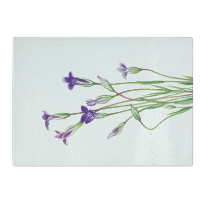 Gentian by Mary Vaux Walcott Chopping Board