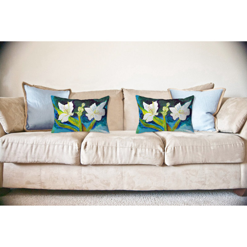 Outdoor Reversible Throw Pillow