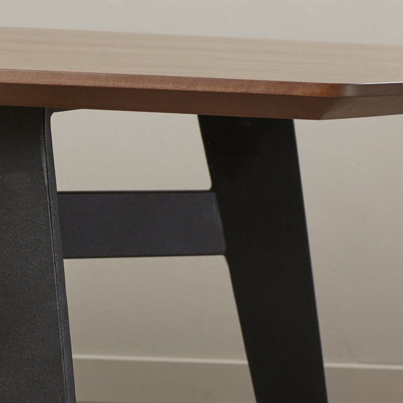 Century Walnut Wood Dining Table