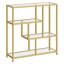 Agasthya 103cm H x 100cm W Metal Standard Bookcase