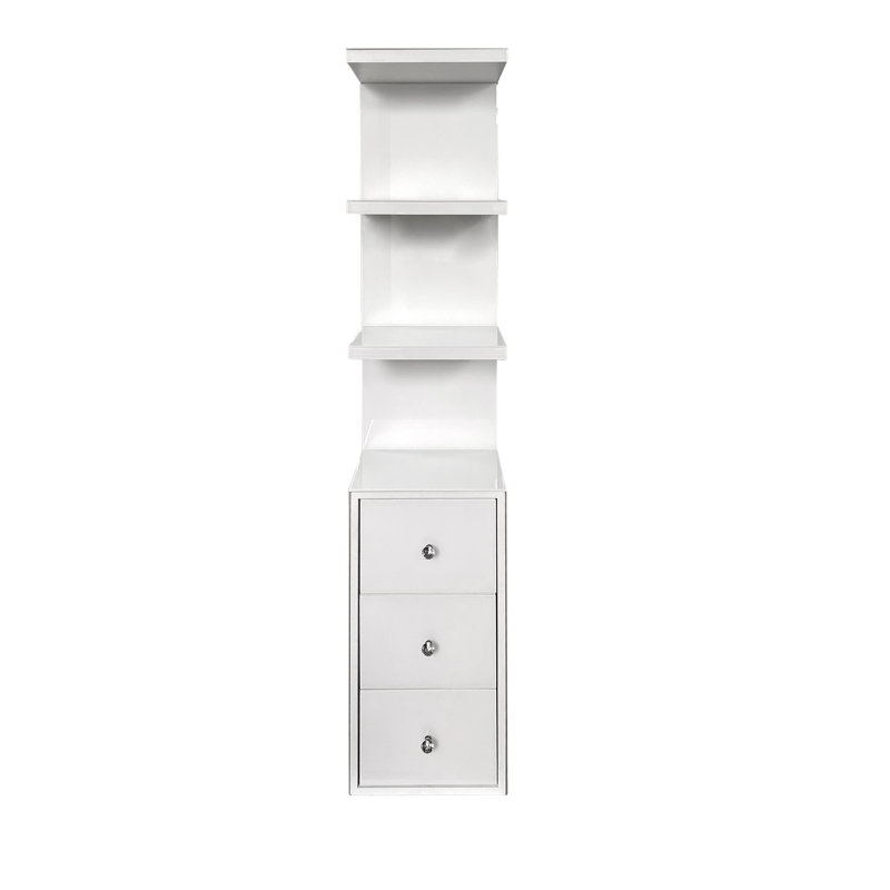 Étagère à miroir avec armoire