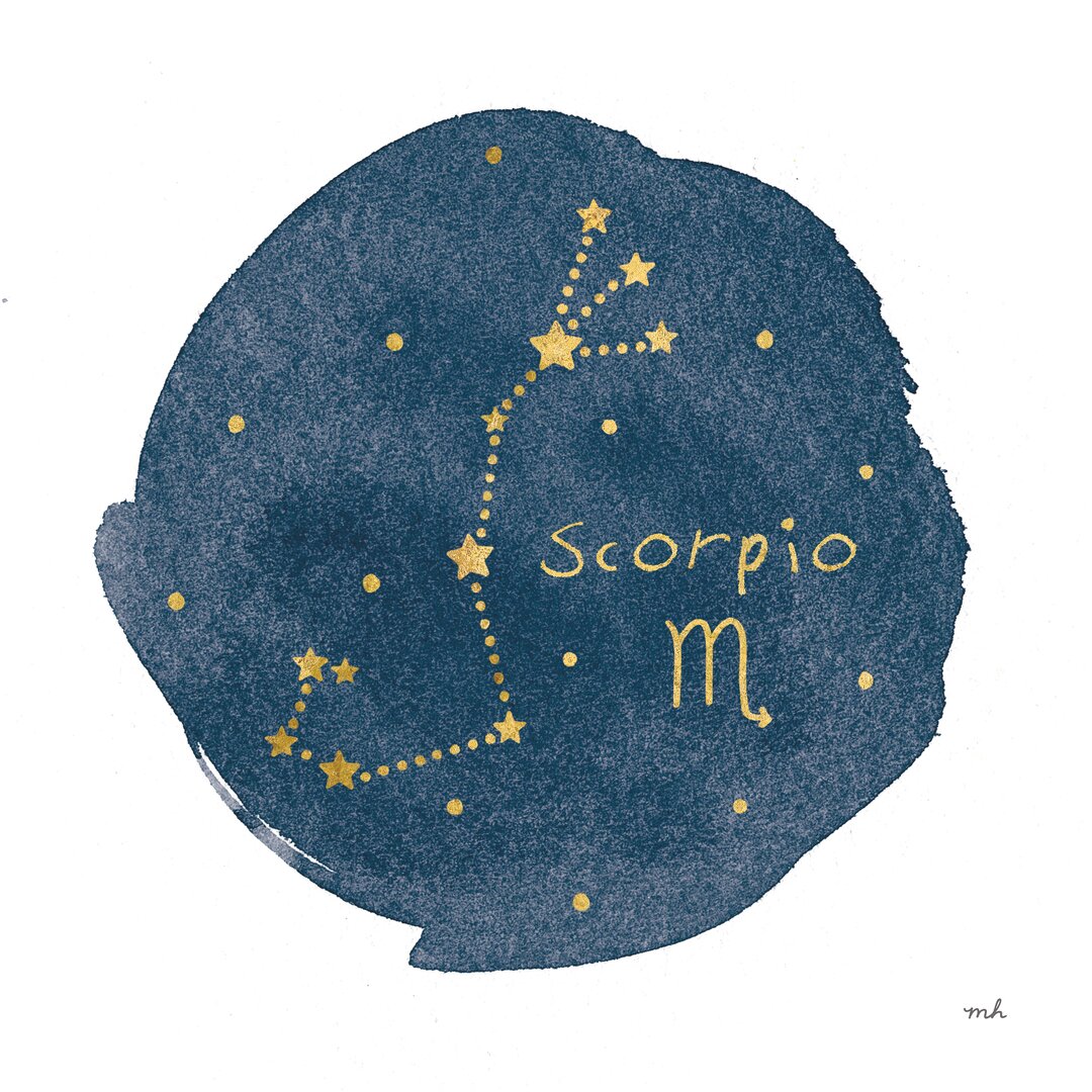 Leinwandbild Horoscope Scorpio von Moira Chocolate