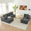 Canapé modulaire en chenille de 132 po en U-246001505