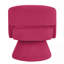 Fauteuil demi-tonneau pivotant rembourré en velours-1832133550