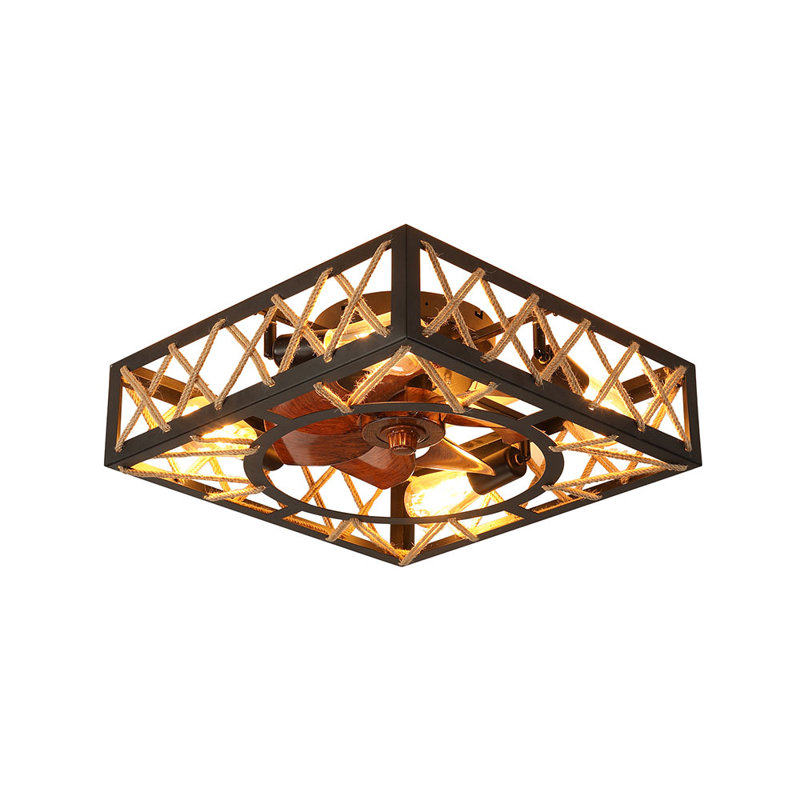 Ventilateur de plafond 19,7 po avec ensemble d'éclairage
