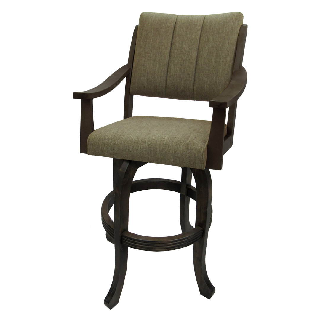 Gabriella Swivel Counter & Bar Stool Winston Porter Seat