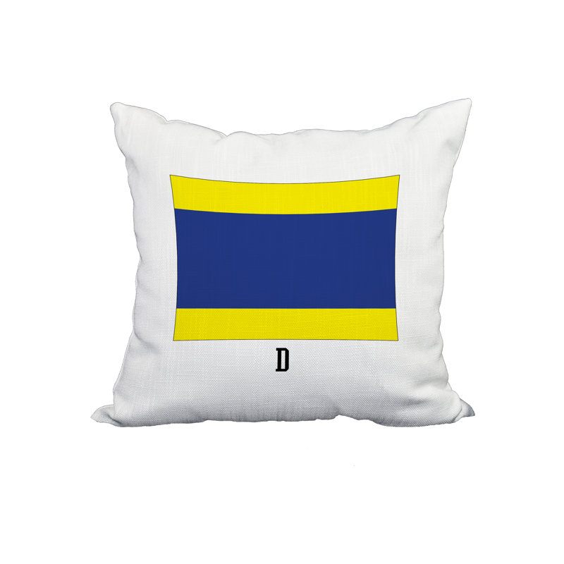  Housse et insert de coussin carré en coton D, 18 po x 18 po