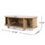 Table de bout ovale en MDF