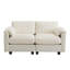 Causeuse 2 places avec accoudoirs coussinés, canapé en velours côtelé à assise profonde Cloud Couch-1893729801