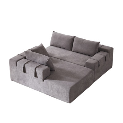 Boneless 2 - Piece Upholstered Sectional