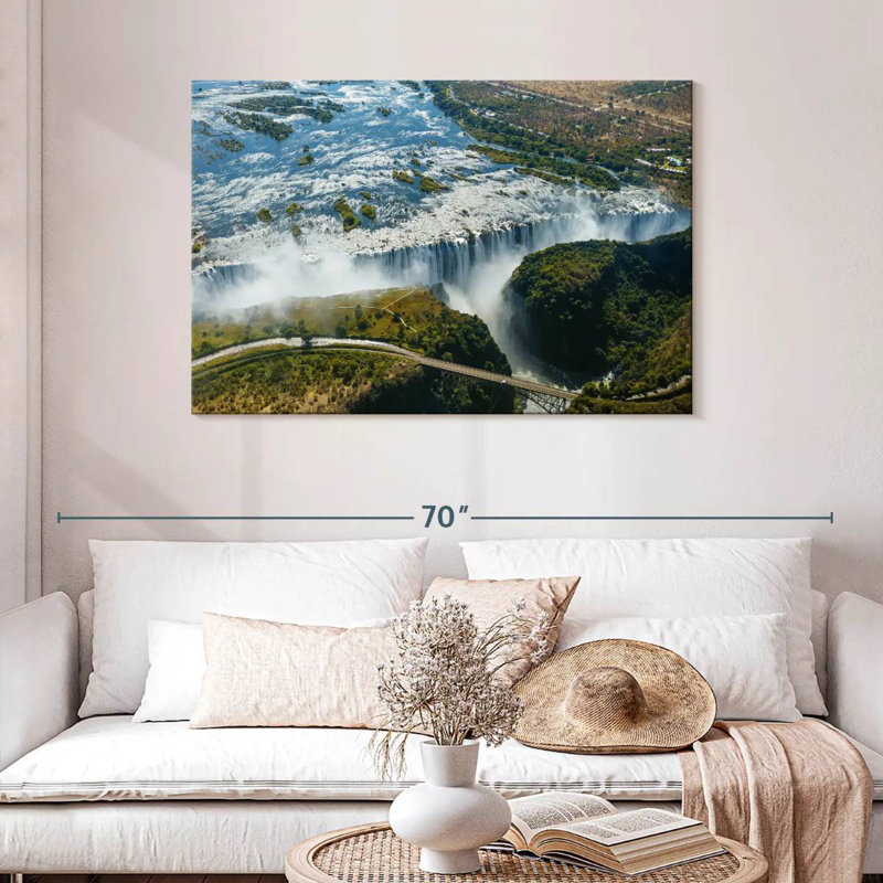 Rideau d'eau Alvord Victoria Falls, H 30 po x l 45 po