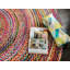 Round Demetrius Cotton Hand Woven Area Rug-1135447704