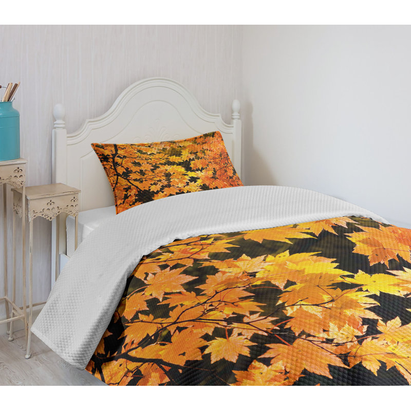 Twin Brown Polyester Kids Unisex Bedspread Set