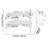 2 Tier Swing Left Blind Corner Cabinet Pull Out Soft Close Kitchen Organizer