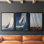 Gallery Racing the Wind Framed Print  -Custom Framed  Wrapped Gallery Canvas - 3 Pieces