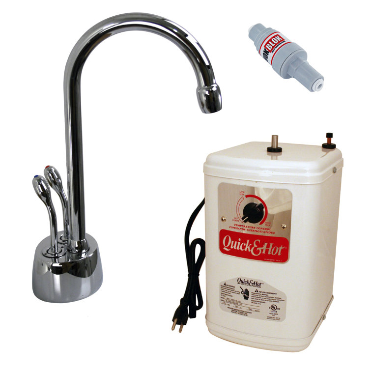Develosah 9" 2-Handle Hot and Cold Water Dispenser with Heating Tank