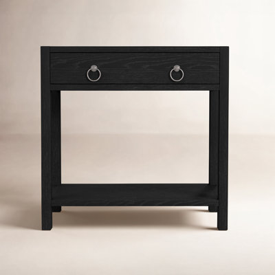 Elin 1-Drawer Pine Nightstand