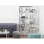 Lydia 175 cm H x 100 cm W Steel Bookcase