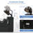 Faux Leather Height Adjustable Hooded Bonnet Hairdryer Reclining Chair