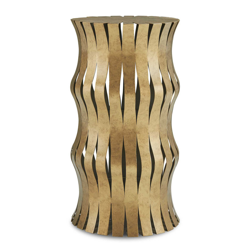 Uttermost Arida Aged Gold Accent Table