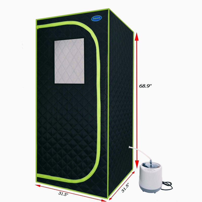 Jeltyprey 1 - Person Traditional Steam Sauna with Remote Control