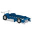Lit plateforme avec roulettes Race-1952916693