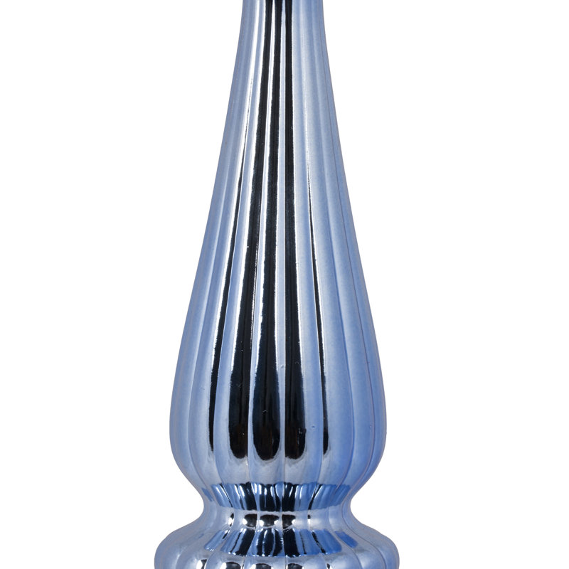 Ornement de Noël 14 po Finial Drop UV, Pervenche brillant