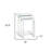  Contemporary Set of Three White Nested End Tables