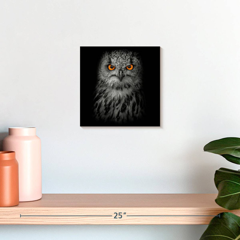 Brampt Intense Eagle Owl, 10" H x 10" W