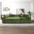 Velours vert olive
