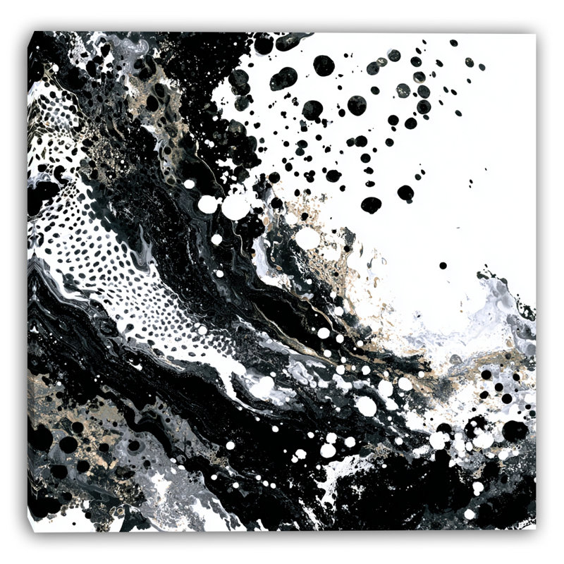Art mural sur toile Cosmic Flow, H 40 po x l 40 po