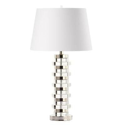 Lampe 26 po en nickel poli