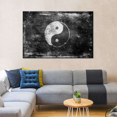 Yin Yang Symbol Canvas Print