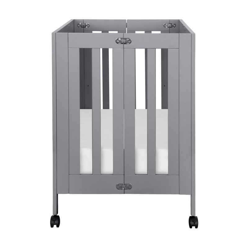 Origami Mini Portable Crib, Gray